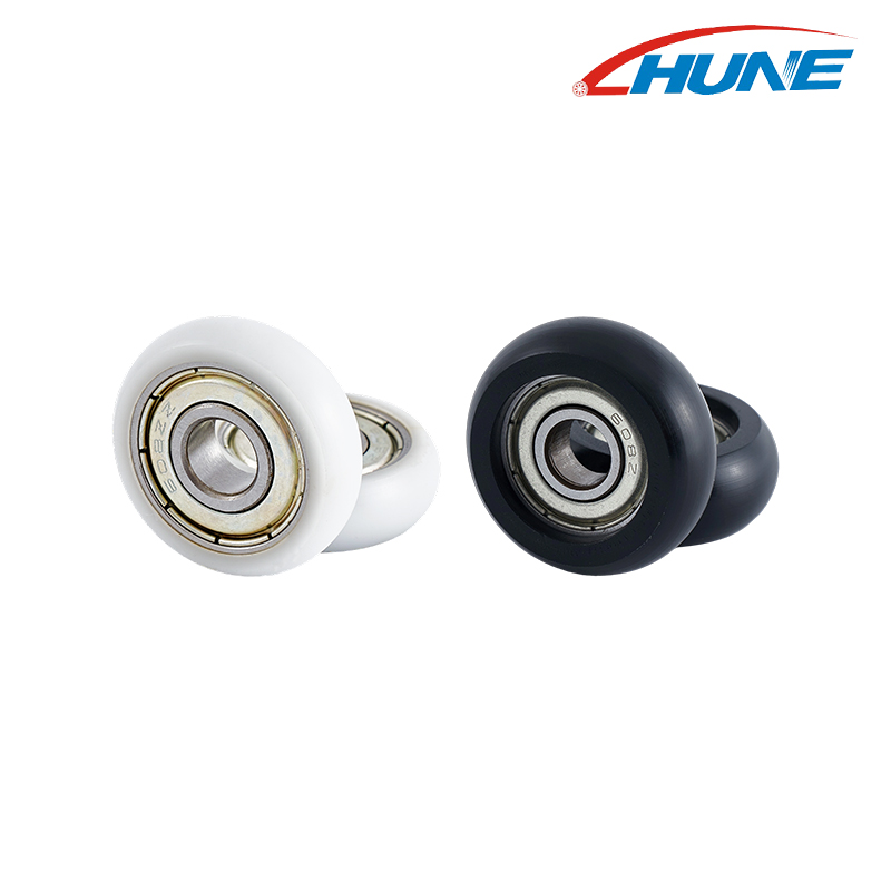 Pintu dan tingkap yang tahan lasak yang tahan lasak Nylon R berbentuk 628zz plastik bearing pulley