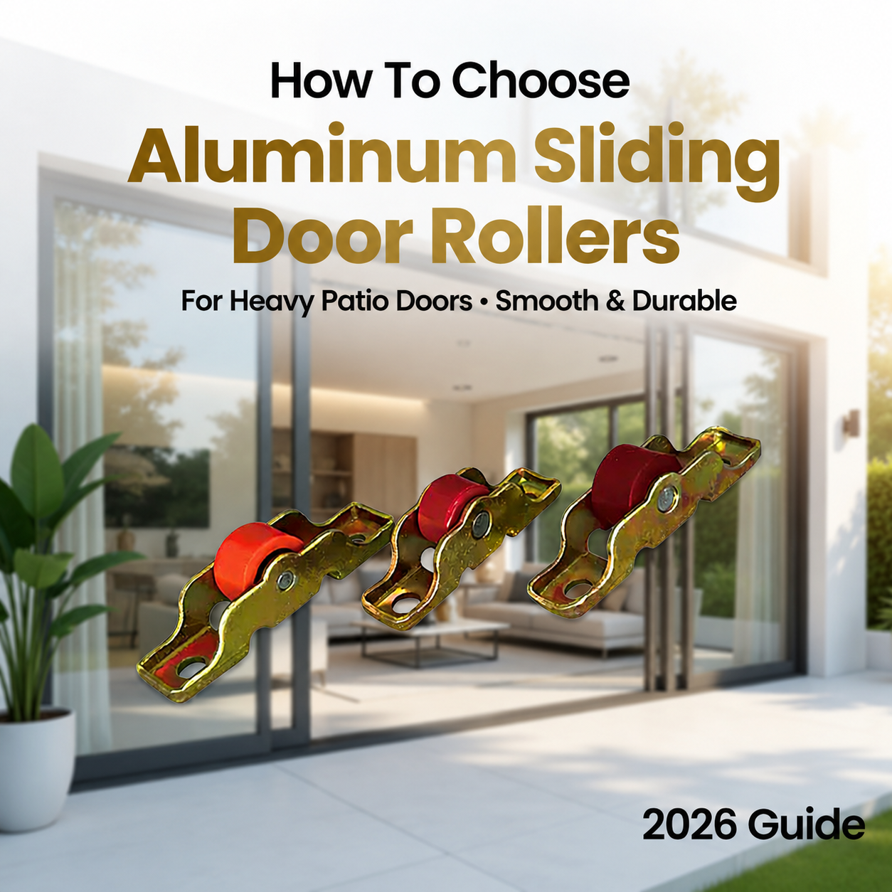  Cara Memilih Penggelek Pintu Gelangsar Aluminium Untuk Pintu Patio Berat