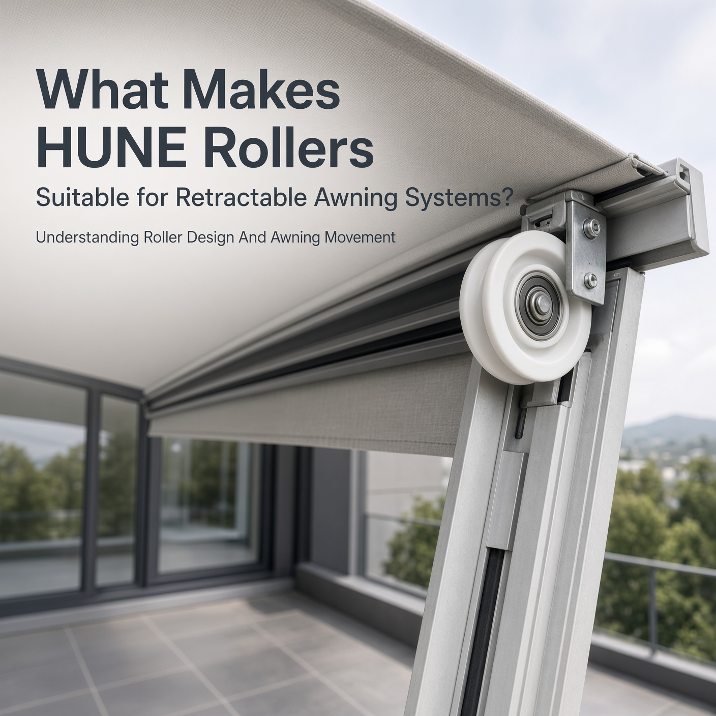  Perkara yang Menjadikan Penggelek HUNE Sesuai untuk Sistem Awning Boleh Tarik